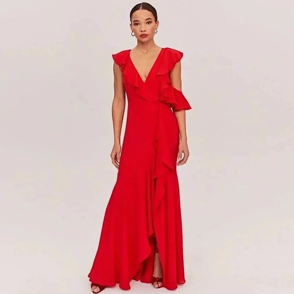 New BHLDN Fame & Partners Vionna Gown Maxi Dress Sz 10 Wedding Prom Bridesmaid